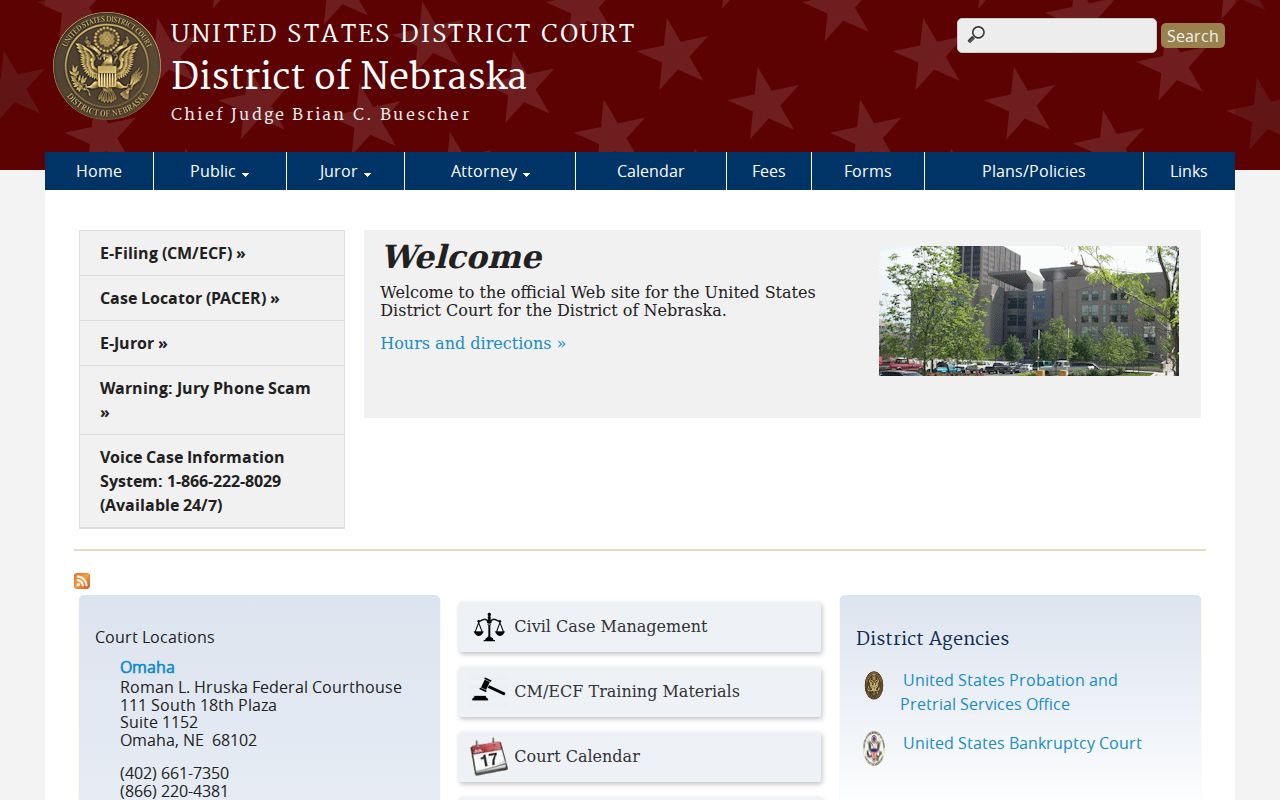 Federal court records for Sioux County criminal history